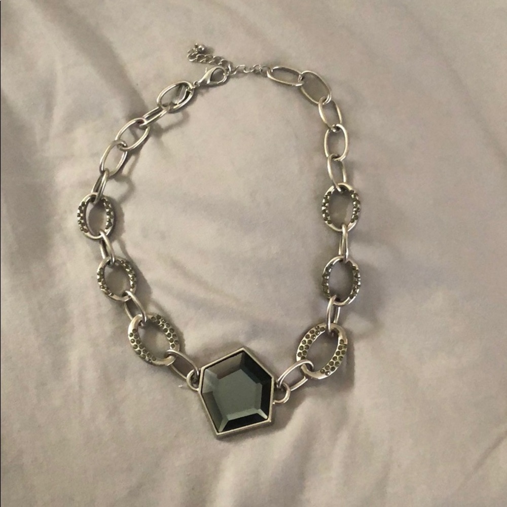 The Limited Grey Jewel Statement Necklace